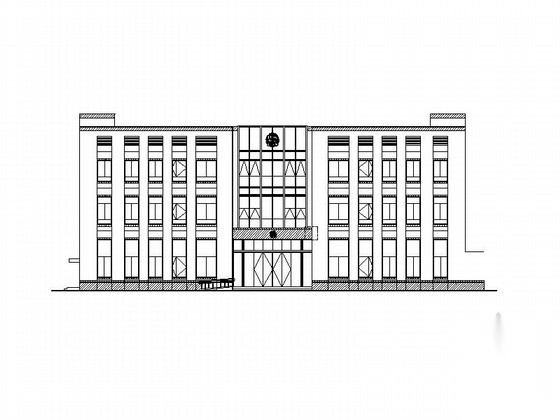 [浙江]现代风格派出所及法庭建筑施工图（2015年07月图纸...施工图下载【ID:160731115】