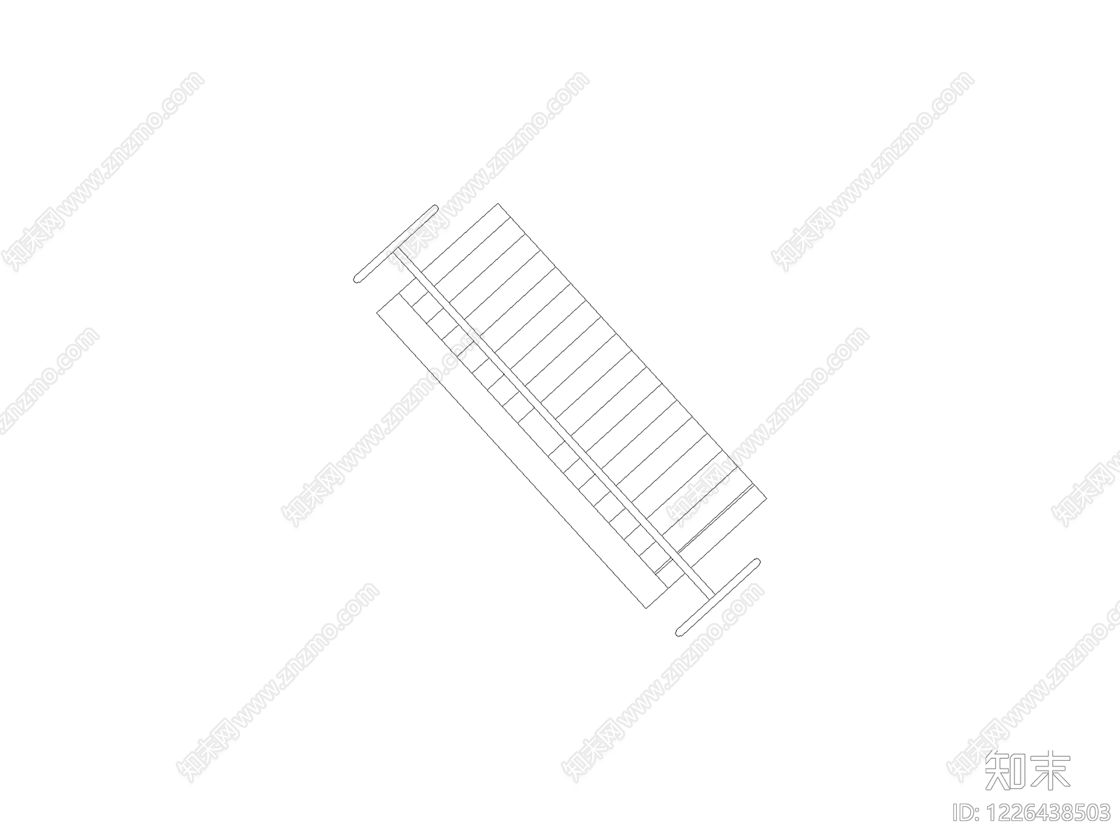 楼梯踏步构造CAD图纸