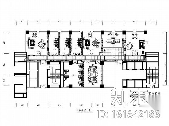 [浙江]某置业有限公司办公空间装修图cad施工图下载【ID:161842186】