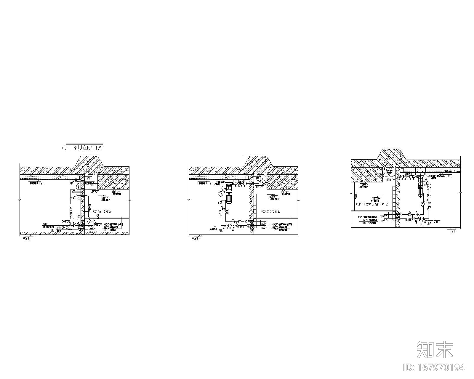 安铺旅馆装修工程给排水施工图cad施工图下载【ID:167970194】