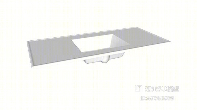 洗面盆SU模型下载【ID:47683909】