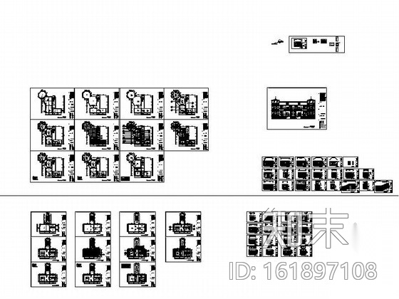 [南京]双层别墅室内装修图cad施工图下载【ID:161897108】