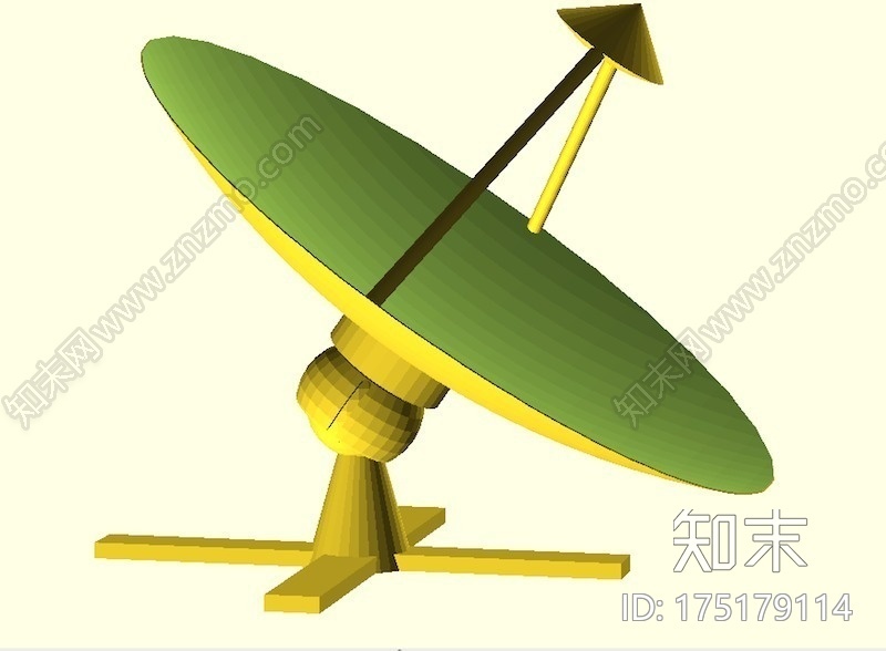 卫星天线3d打印模型下载【ID:175179114】