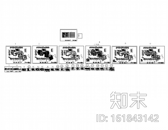 某办公楼物业层装修图纸cad施工图下载【ID:161843142】