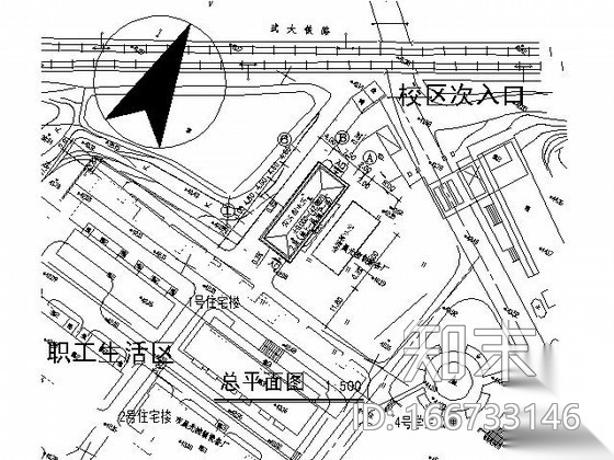 某学院中心配电房和地下水泵房建筑施工图cad施工图下载【ID:166733146】