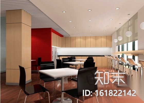 [北京]某大厦办公空间装修图（含效果）cad施工图下载【ID:161822142】