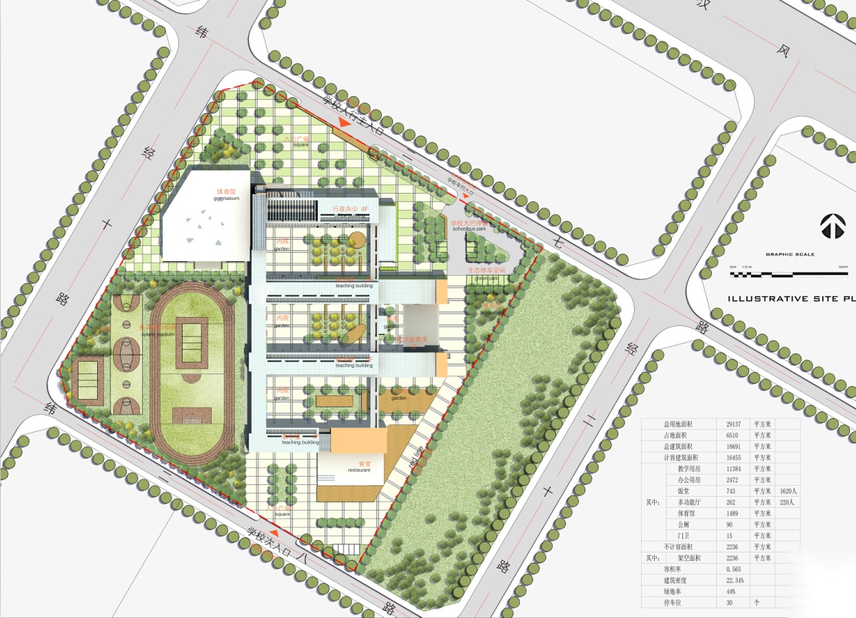 [合集]三套现代风格小学及幼儿园建筑设计方案文本cad施工图下载【ID:164863151】