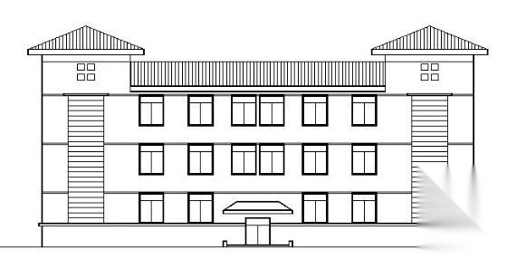 小学建筑设计方案cad施工图下载【ID:151578148】