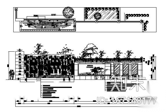 某中庭景观施工图cad施工图下载【ID:167148177】