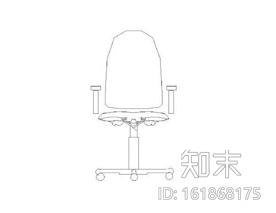 各式老板椅立面图块cad施工图下载【ID:161868175】