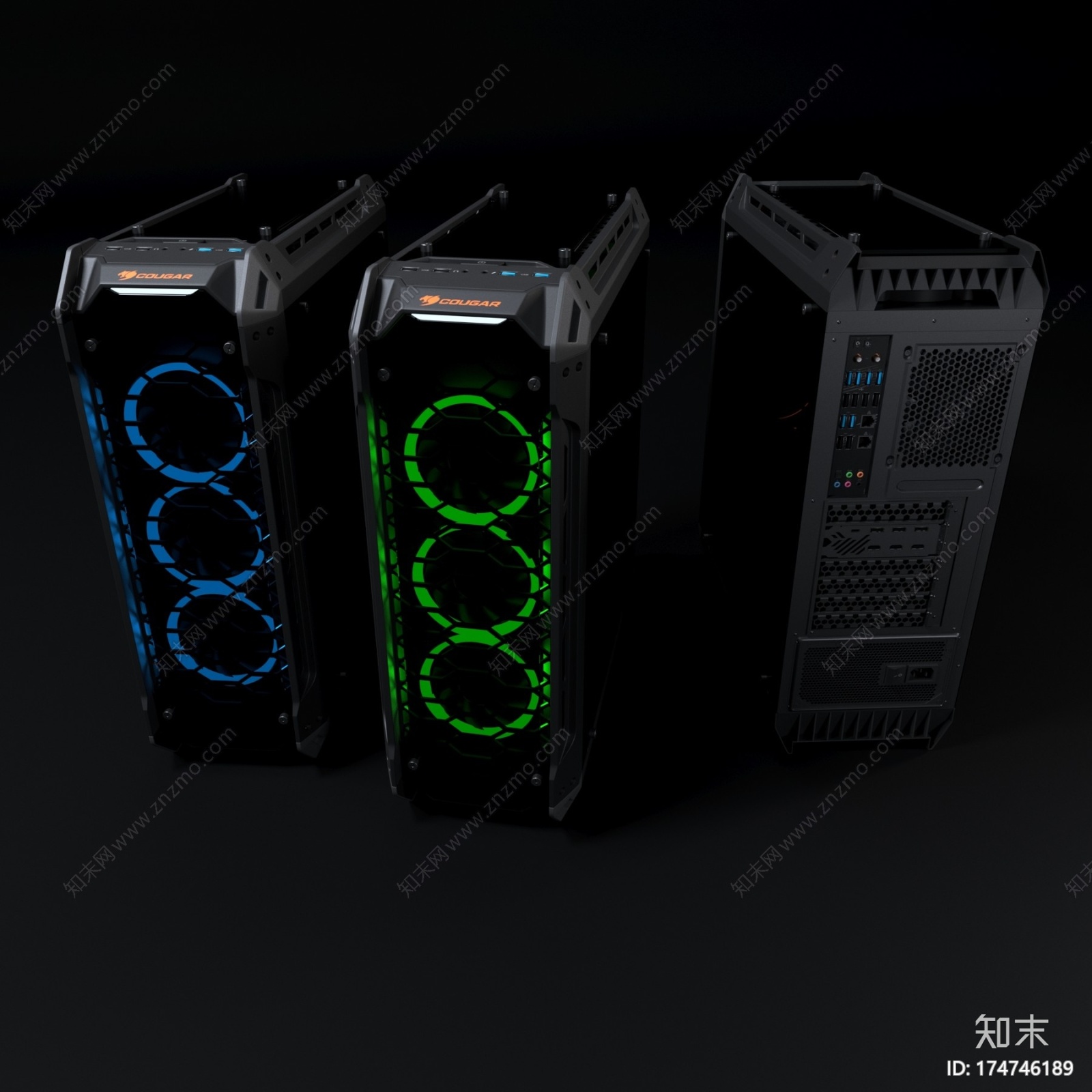 美洲狮Panzer-G黑CG模型下载【ID:174746189】