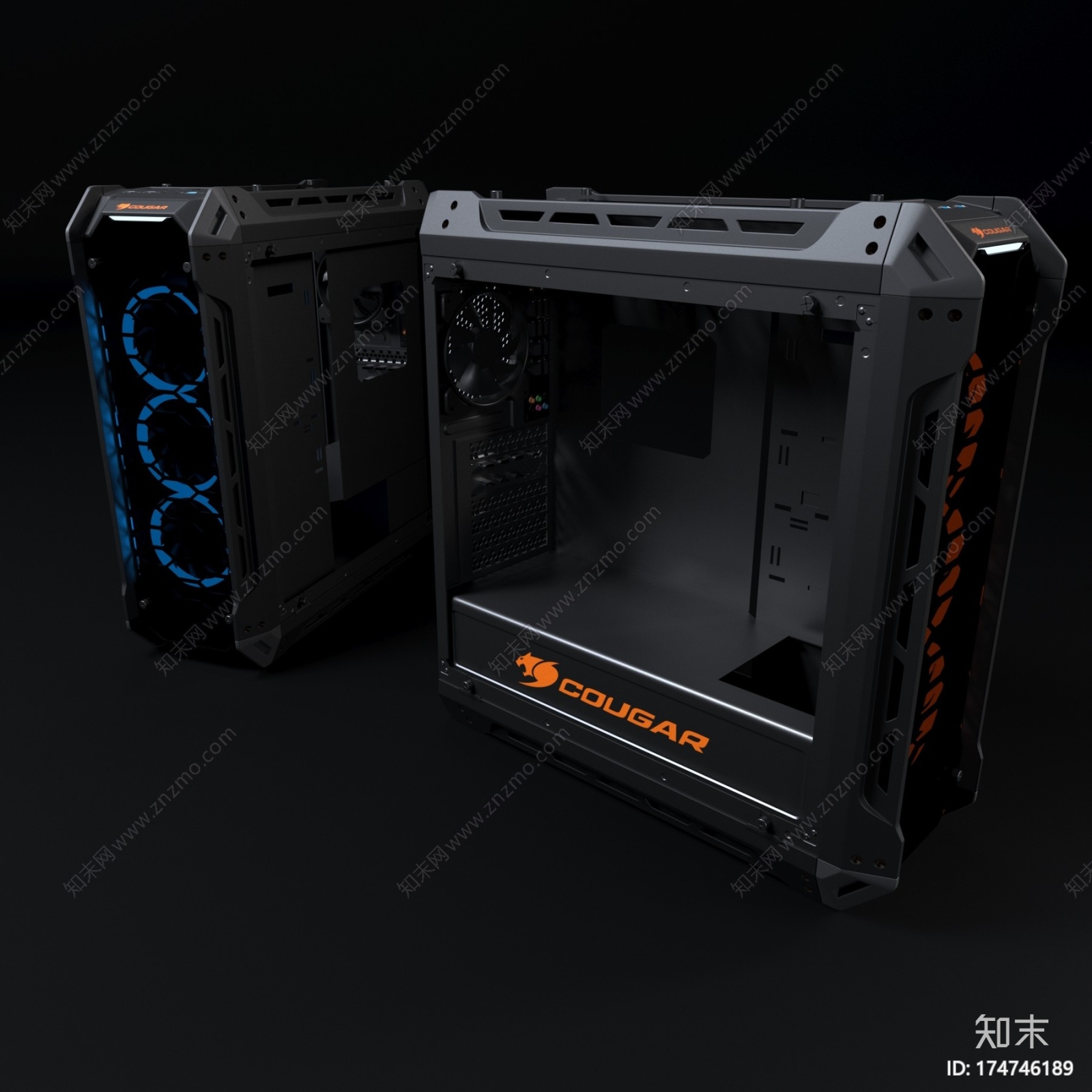 美洲狮Panzer-G黑CG模型下载【ID:174746189】