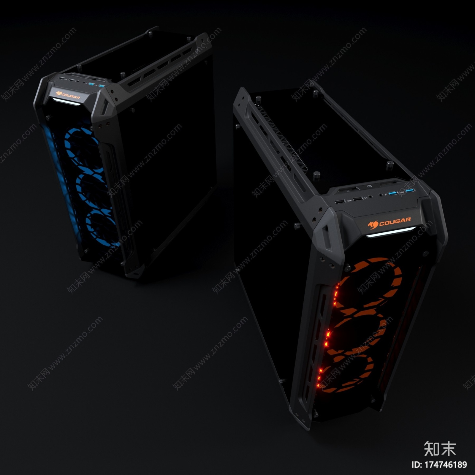 美洲狮Panzer-G黑CG模型下载【ID:174746189】