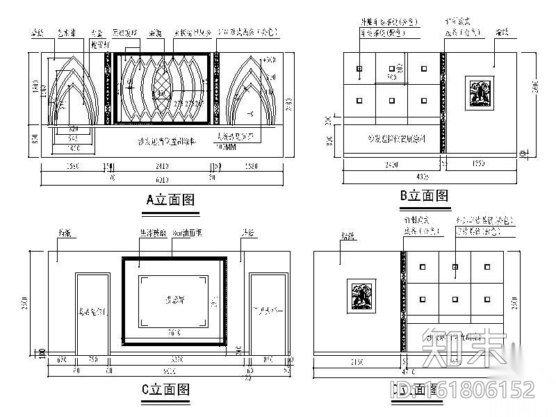 [江西]某现代KTV空间装修图cad施工图下载【ID:161806152】