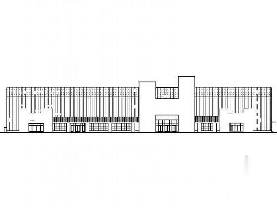 [长沙]某三层大型建材超市建筑施工图cad施工图下载【ID:166077196】