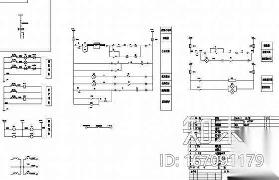 高压进线柜二次接线图cad施工图下载【ID:167091179】