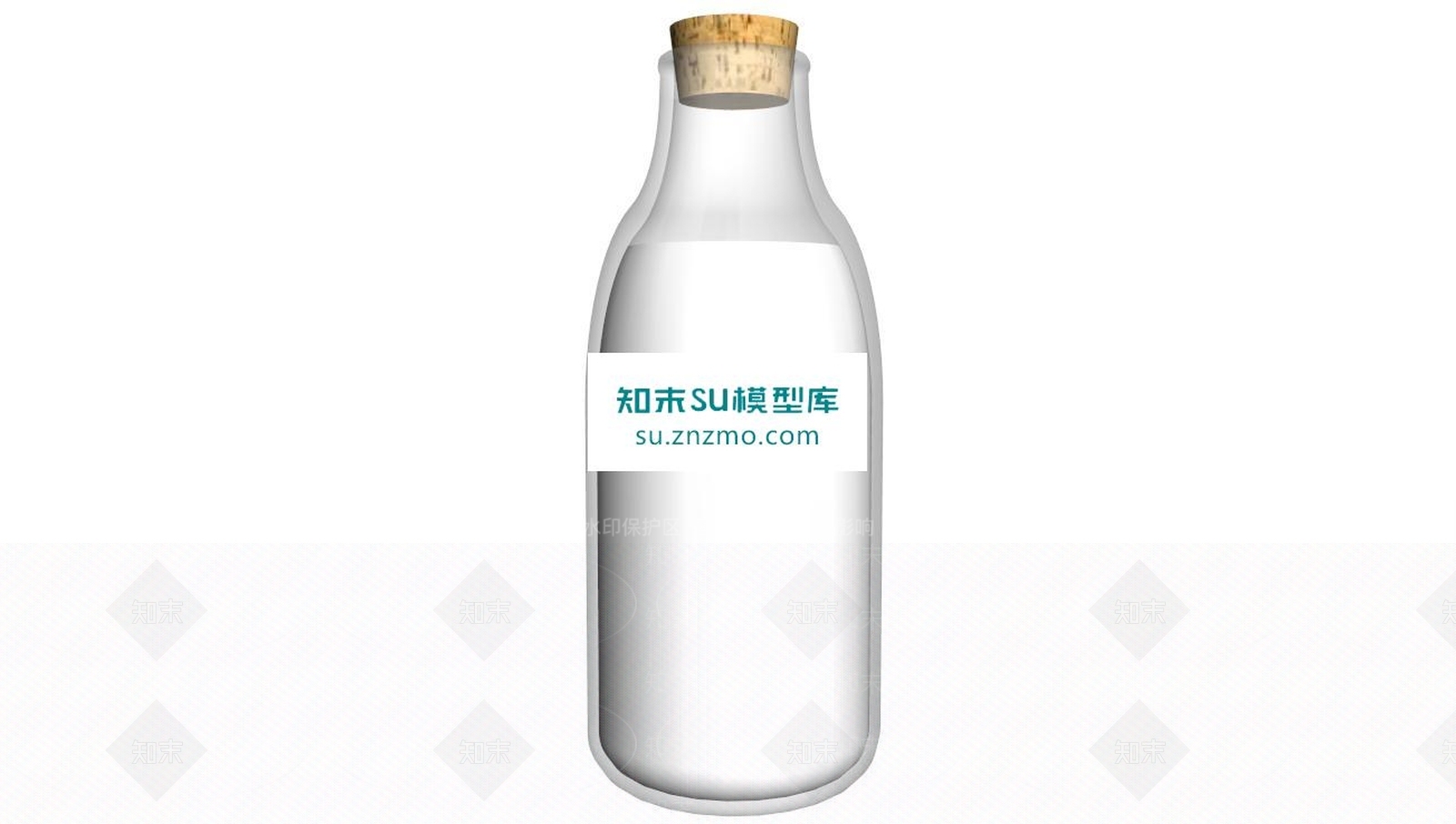 牛奶瓶SU模型下载【ID:171086199】