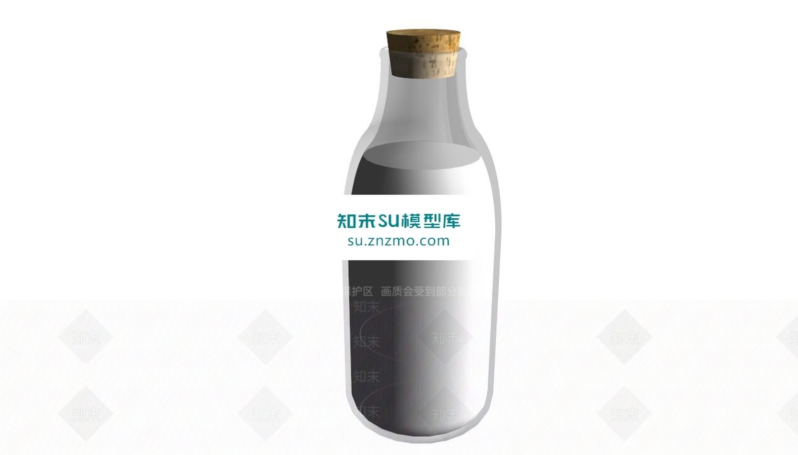 牛奶瓶SU模型下载【ID:171086199】
