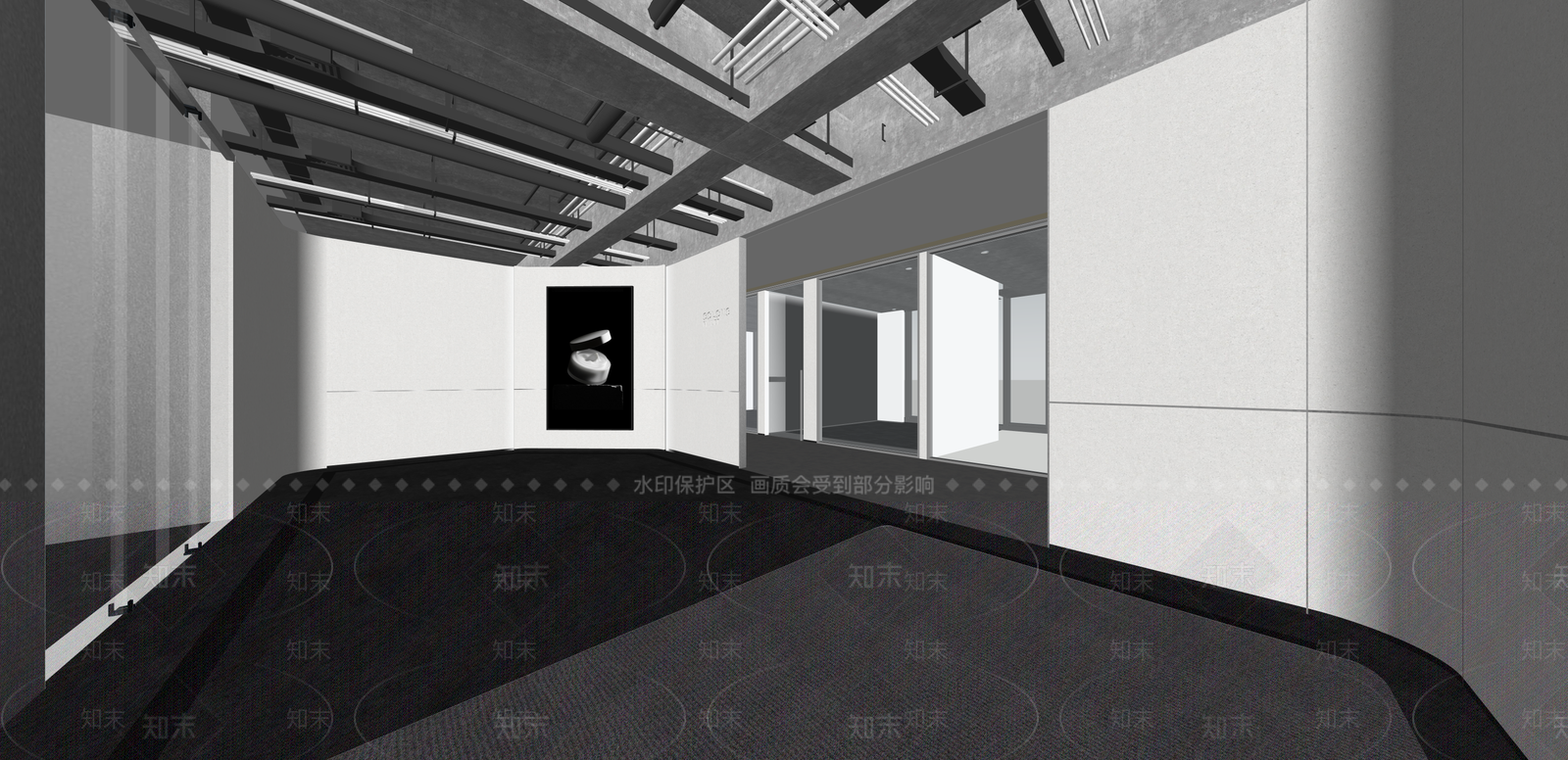 现代会议室SU模型下载【ID:1215206099】