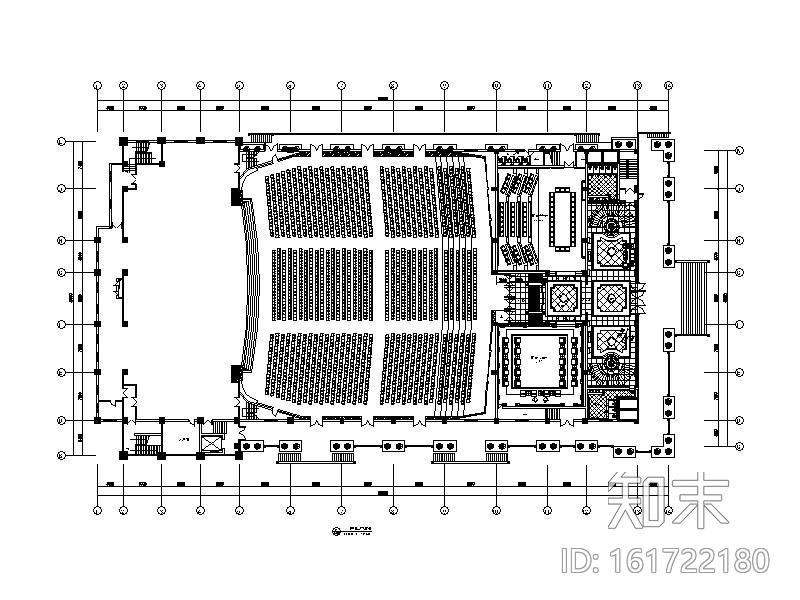 全套国际会议展览中心大厦设计施工图cad施工图下载【ID:161722180】