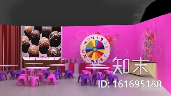 [上海]世界巧克力梦公园展厅设计装修图（含效果）施工图下载【ID:161695180】