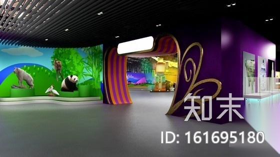 [上海]世界巧克力梦公园展厅设计装修图（含效果）施工图下载【ID:161695180】