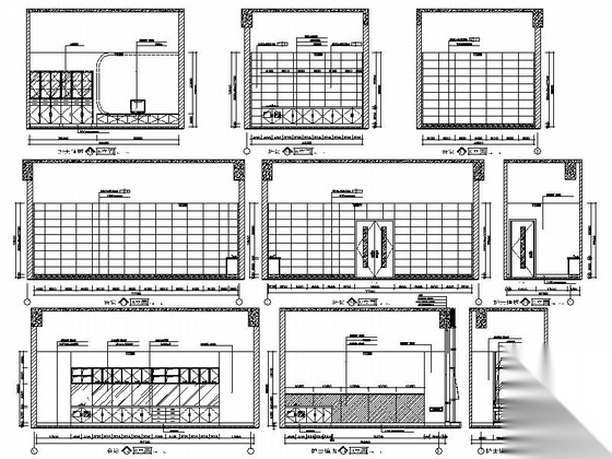 [山东]现代国际康复医院室内设计施工图cad施工图下载【ID:160701133】