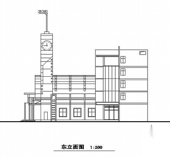 某汽车站建筑设计方案cad施工图下载【ID:151680177】