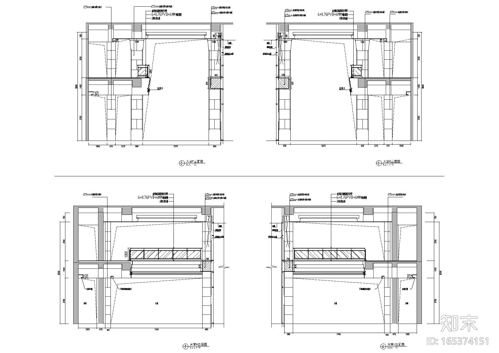 [香港]中环商业区写字楼施工图+效果图cad施工图下载【ID:165374151】