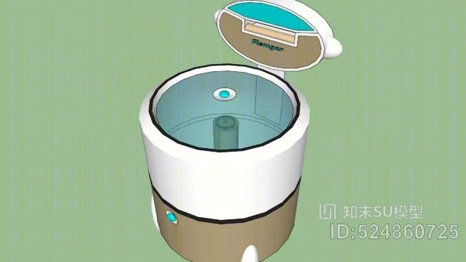 逆向洗衣机SU模型下载【ID:524860725】
