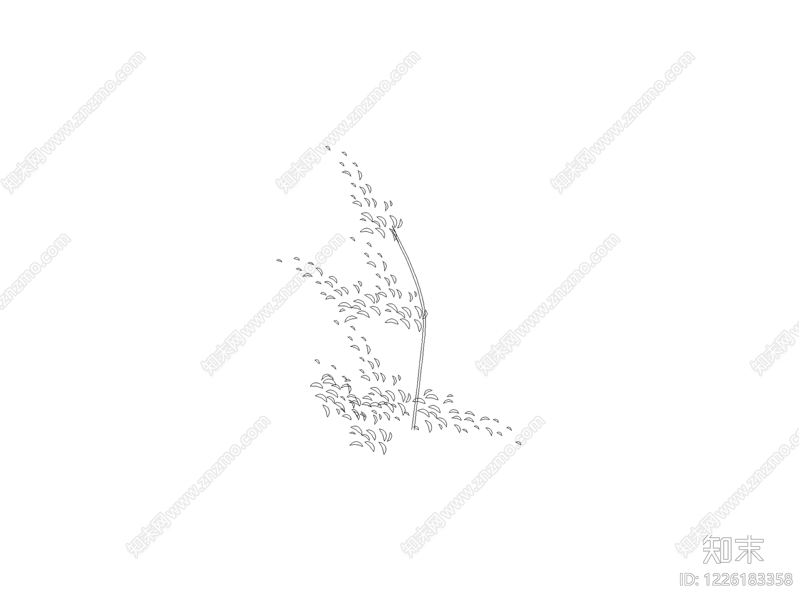 灌木种植cad施工图下载【ID:1226183358】