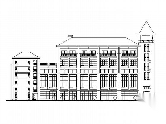 [深圳市南山区]某学校迁建教学楼建筑结构水电施工图（带...cad施工图下载【ID:166710110】