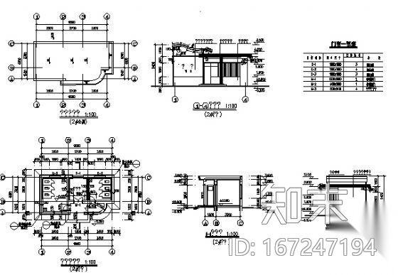某公共厕所建筑方案图3施工图下载【ID:167247194】