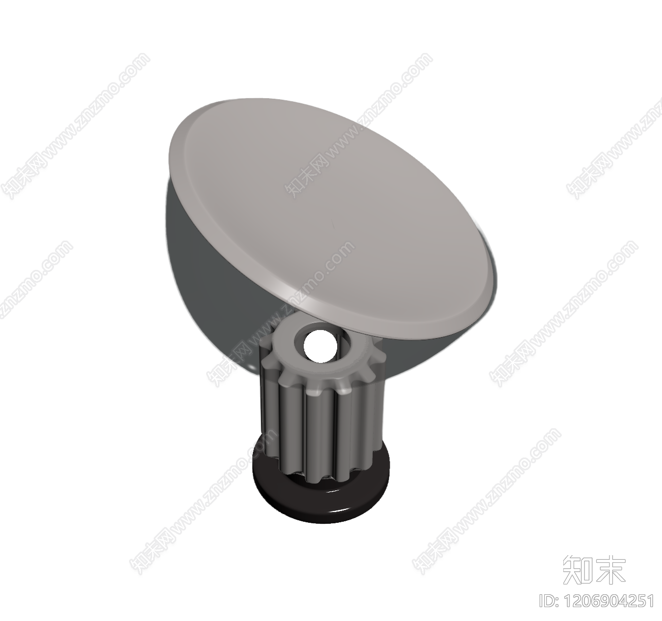 卫星盘造型灯具3D模型下载【ID:1206904251】