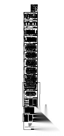 [南溪县]某六层住宅楼建筑施工图（带半地下车库）cad施工图下载【ID:149529151】