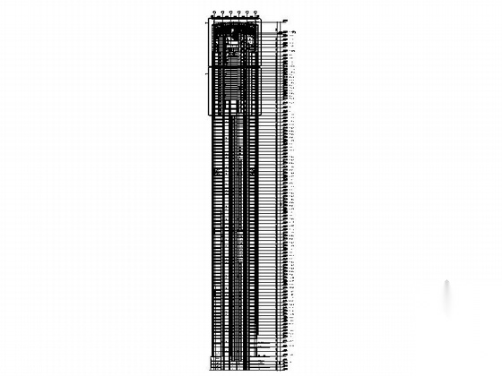 [深圳]超高层玻璃幕墙金融大厦建筑施工图（知名设计事务...cad施工图下载【ID:166720113】