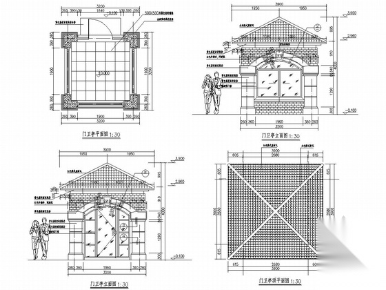 [北京]高档居住区会所及售楼处样板区景观施工图施工图下载【ID:161087194】