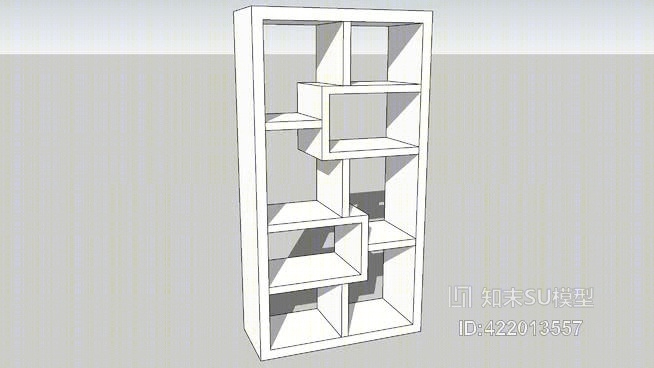 现代货架显示单元SU模型下载【ID:422013557】