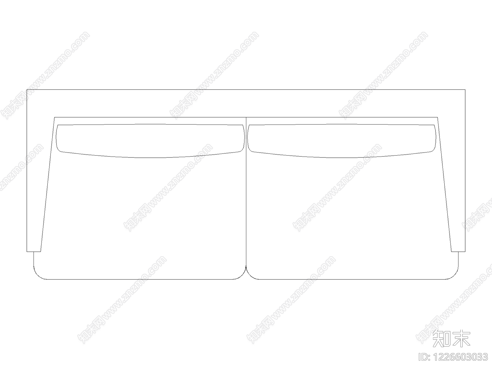 现代沙发CAD图纸