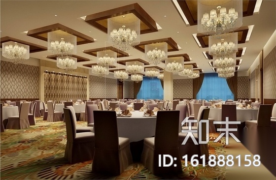 [吉林]城市广场高端星级商务酒店装修图（含效果）施工图下载【ID:161888158】