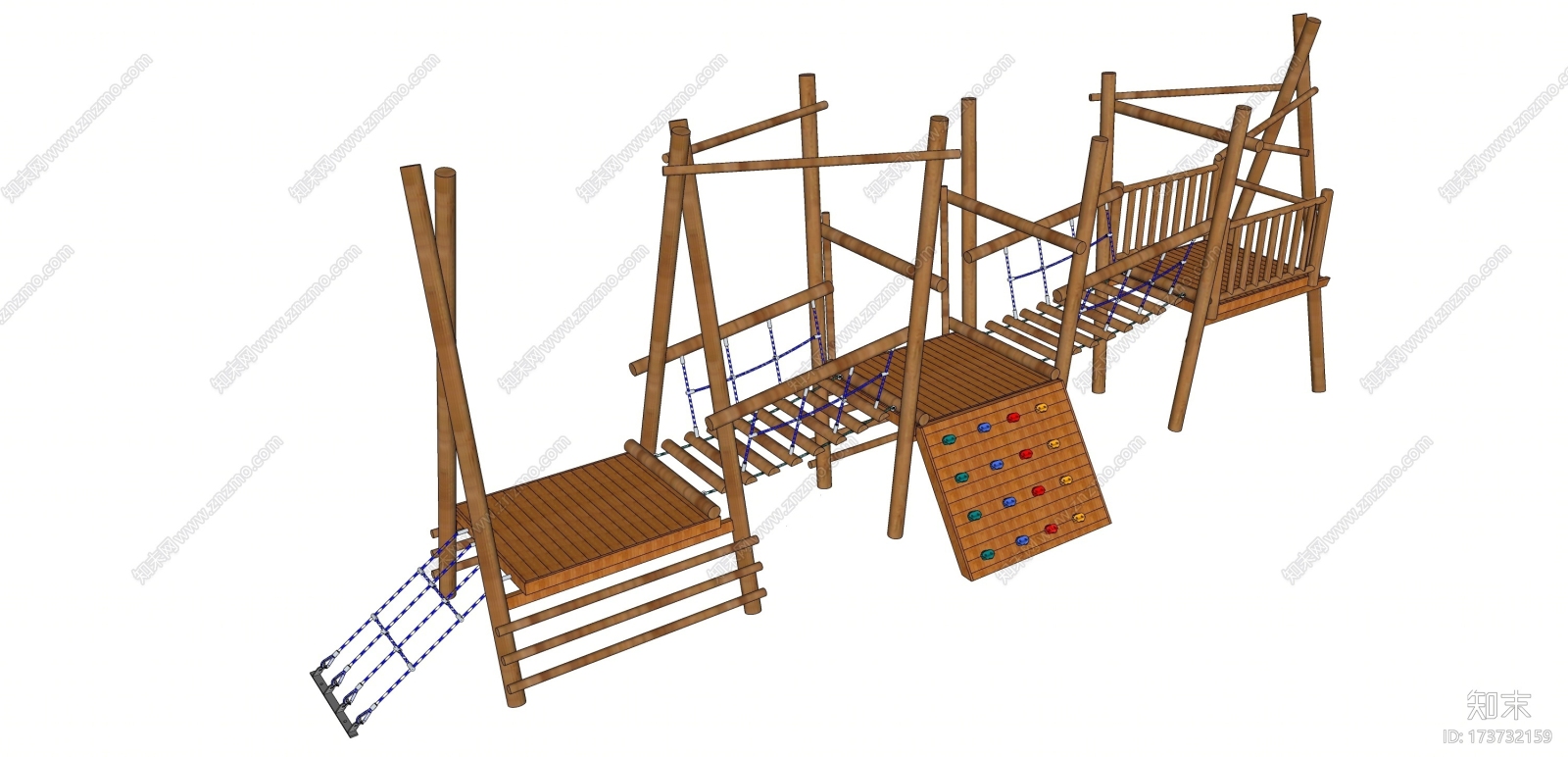 儿童游乐设施SU模型下载【ID:173732159】