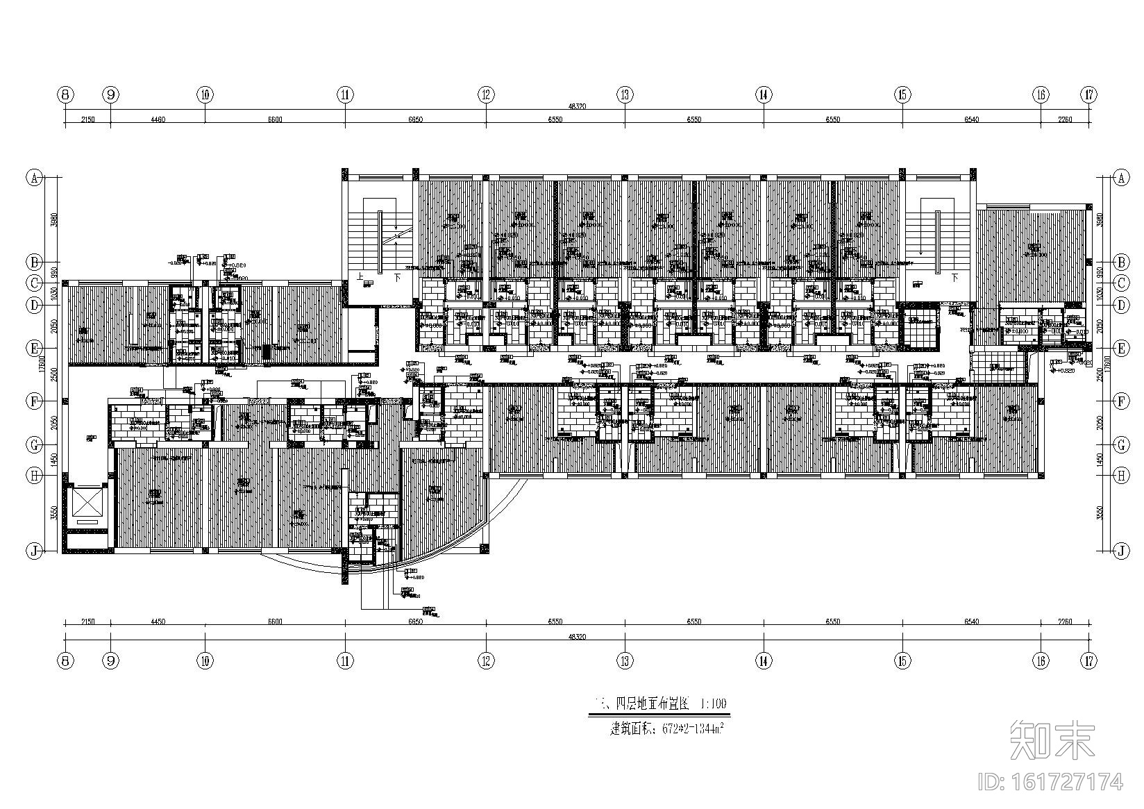 [杭州]-亚朵酒店黄龙体育中心项目施工图cad施工图下载【ID:161727174】