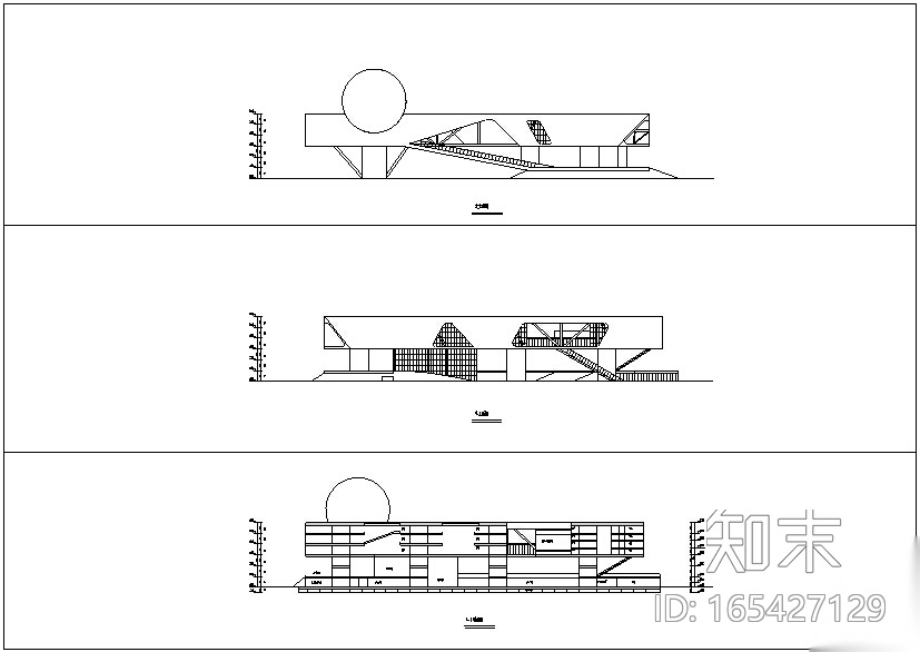 深圳科技馆设计方案（CAD+文本+效果图）cad施工图下载【ID:165427129】