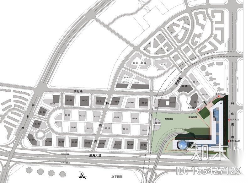 深圳科技馆设计方案（CAD+文本+效果图）cad施工图下载【ID:165427129】