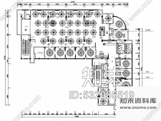 施工图成都地级市典雅中式风格酒店装修施工图cad施工图下载【ID:532005519】