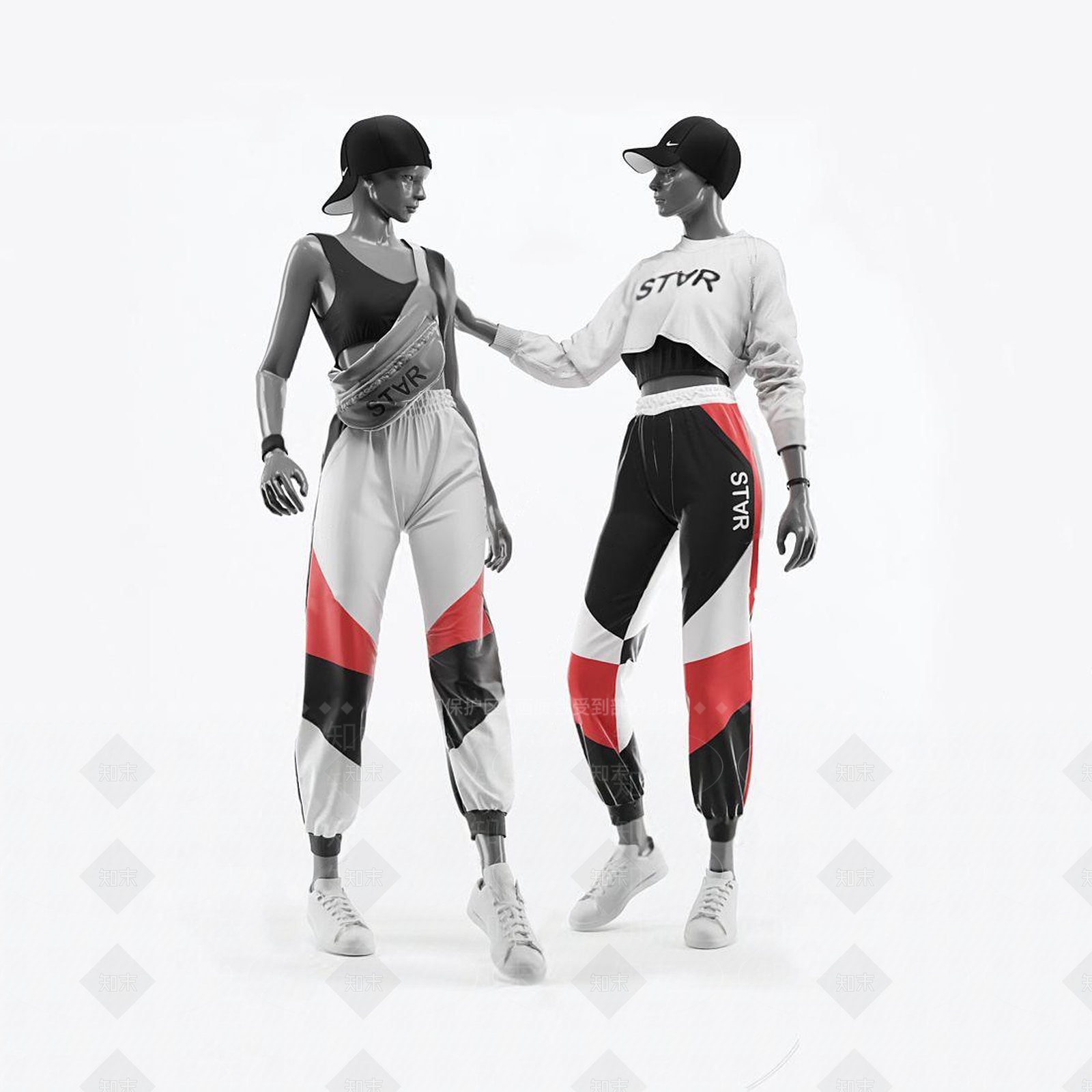 服装店模特3D模型下载【ID:1119895995】