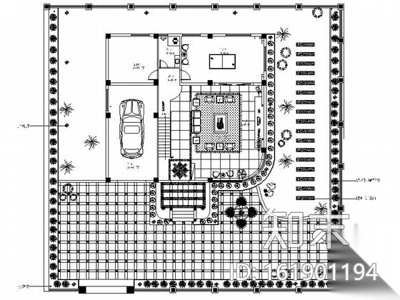 某山庄双层别墅室内装修图cad施工图下载【ID:161901194】