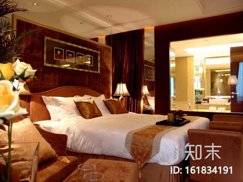 [四川]成都万达索非特酒店设计施工图+效果图cad施工图下载【ID:161834191】