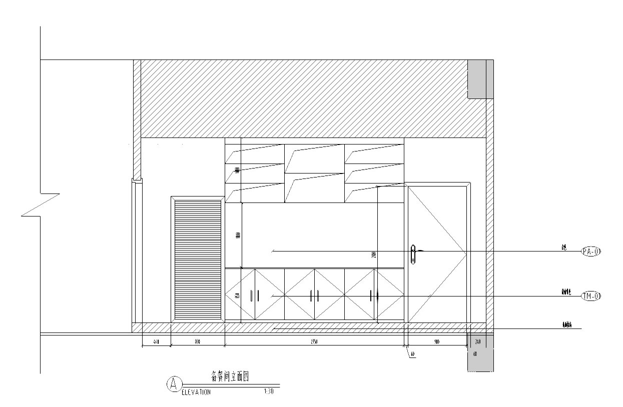 [河南]某咖啡厅完整室内设计施工图施工图下载【ID:161767169】