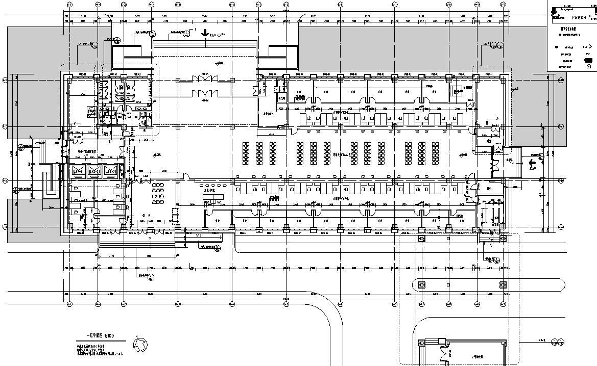 [江苏]启东市行政综合服务中心建筑施工图设计施工图下载【ID:149933158】